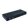 Conmutador kvm hdmi aisens a111-0400/ 2pc con 1 sólo teclado y ratón