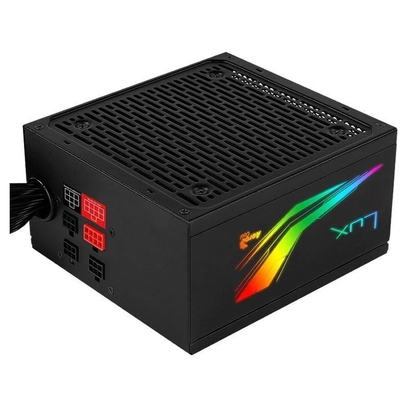 Fuente de alimentación aerocool lux rgb 550m/ 550w/ ventilador 12cm/ 80 plus bronze Fuente de alimentación aerocool lux rgb 550m/ 550w/ ventilador 12cm/ 80 plus bronze