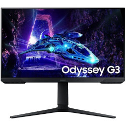 Monitor gaming samsung odyssey g3 s24dg300eu/ 27'/ full hd/ 1ms/ 180hz/ va/ regulable en altura/ negro