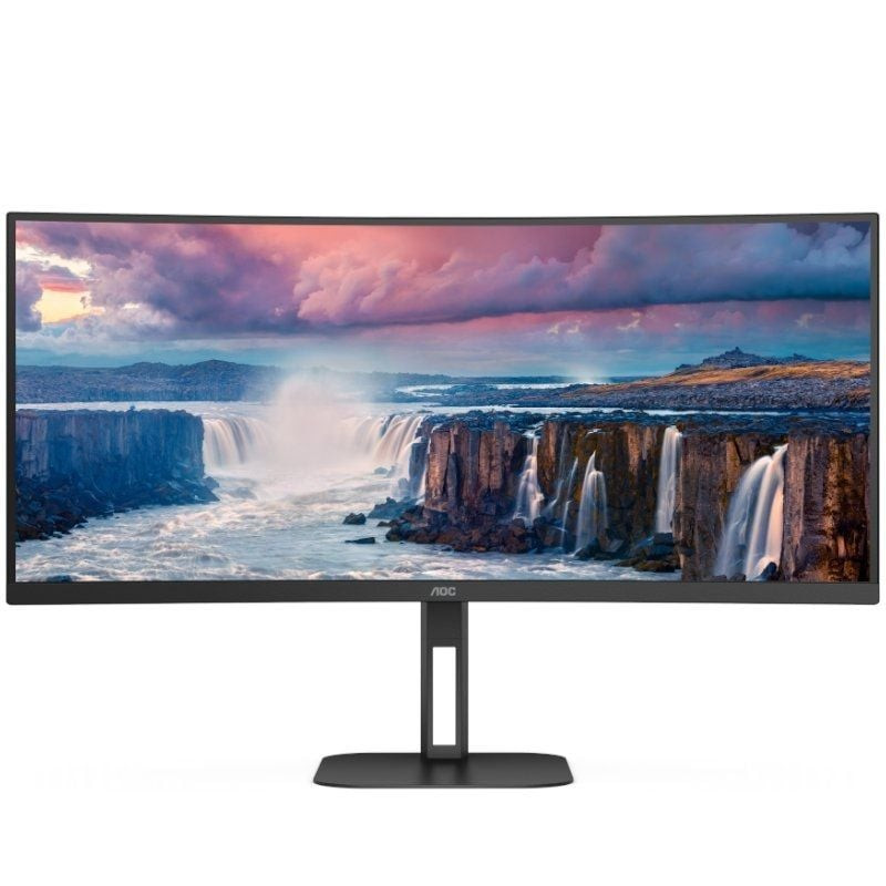 Monitor profesional ultraparonámico curvo aoc cu34v5c/bk 34'/ wqhd/ multimedia/ negro Monitor profesional ultraparonámico curvo aoc cu34v5c/bk 34'/ wqhd/ multimedia/ negro