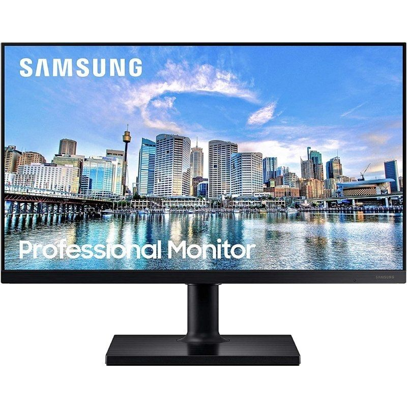 Monitor profesional samsung lf24t450fzu 24'/ full hd/ regulable en altura/ negro