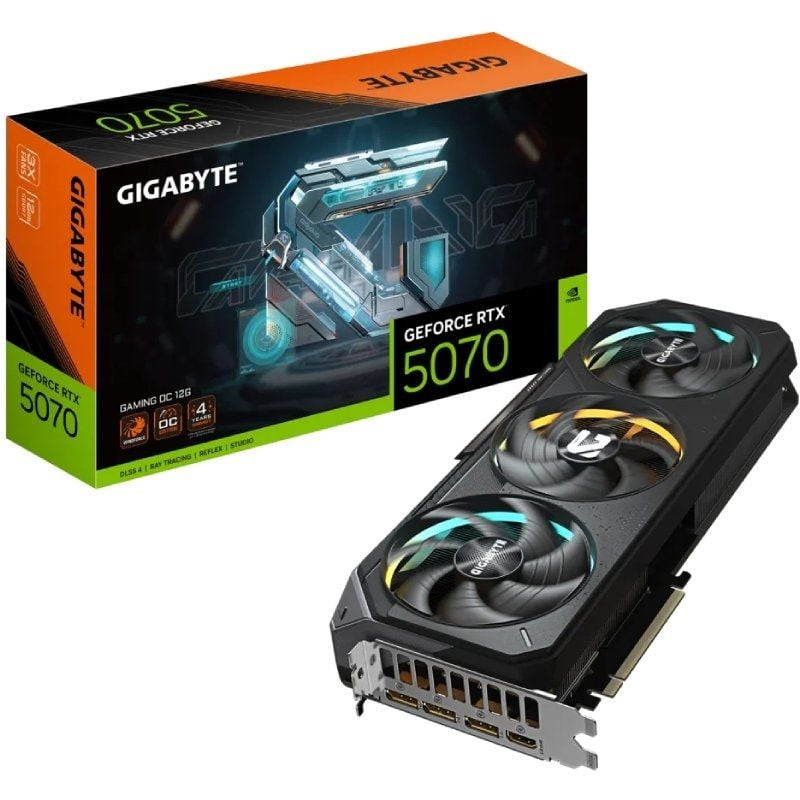 Tarjeta gráfica gigabyte geforce rtx 5070 gaming oc/ 16gb gddr7