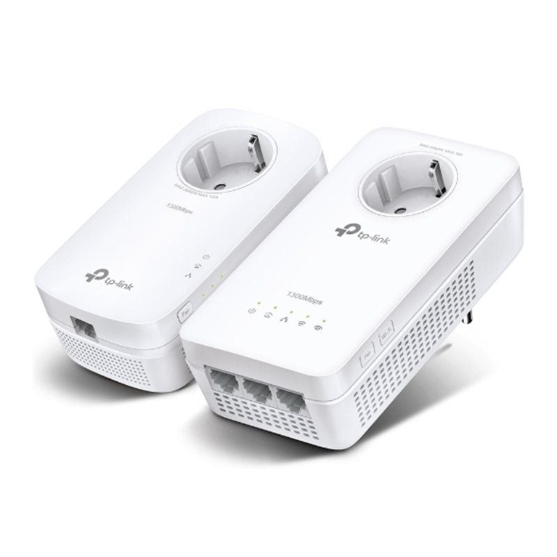 Adaptador powerline tp-link av1300 1300mbps/ alcance 300m/ pack de 2