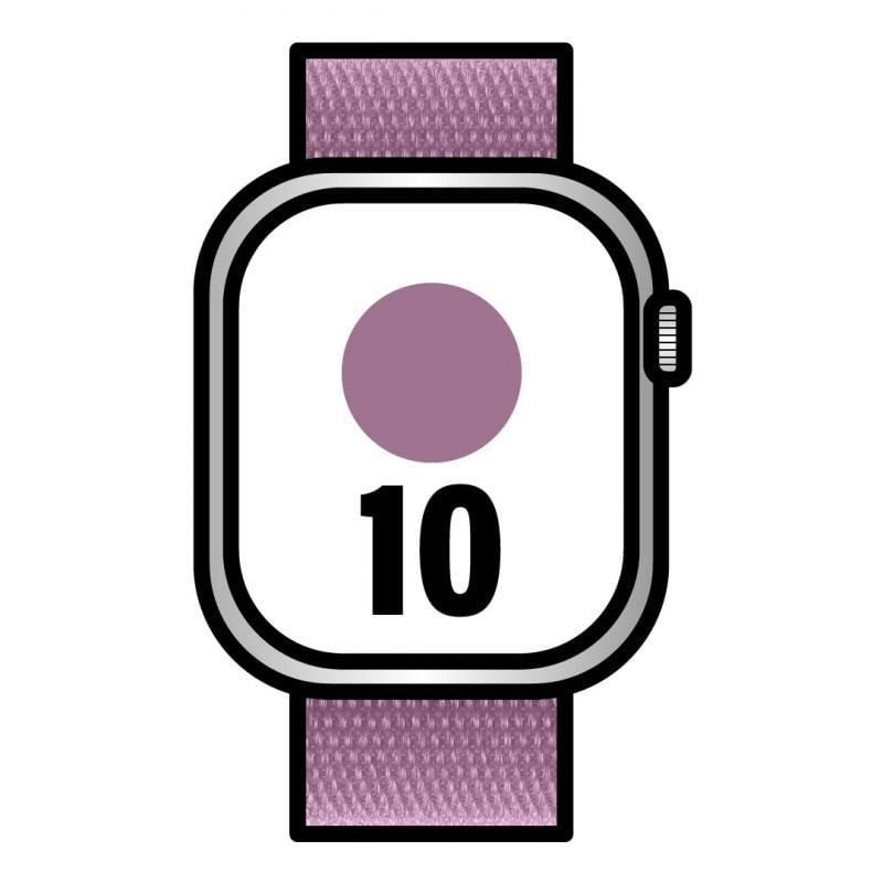 Apple watch series 10/ gps/ cellular/ 46mm/ caja de aluminio / correa loop deportiva ciruela