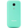 Teléfono móvil panasonic kx-tu400exc para personas mayores/ turquesa