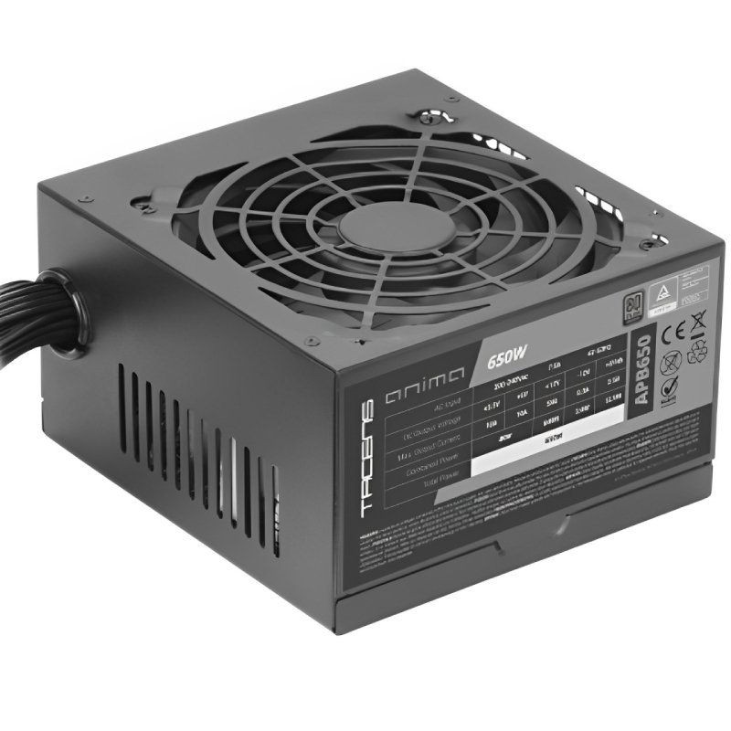 Fuente de alimentación tacens anima apb650/ 650w/ ventilador 14cm/ 80 plus silver Fuente de alimentación tacens anima apb650/ 650w/ ventilador 14cm/ 80 plus silver