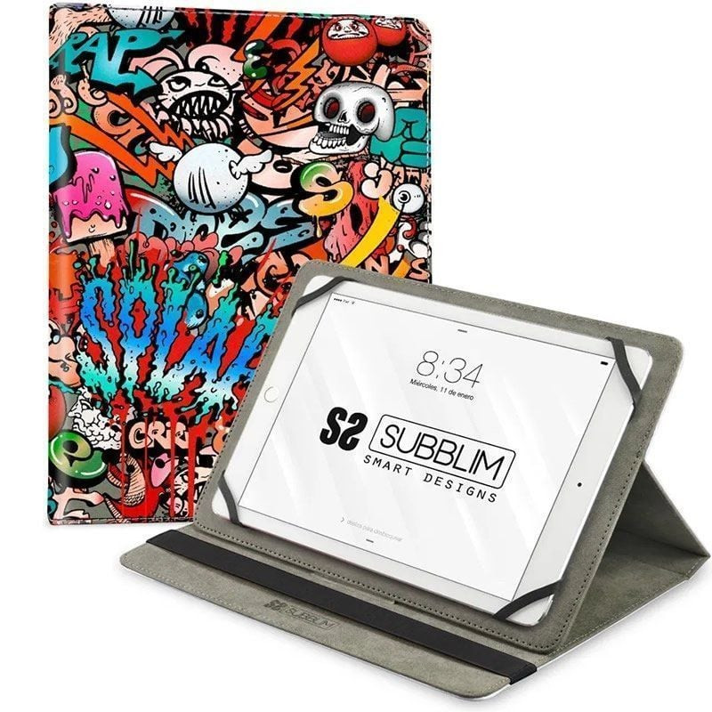 Funda subblim trendy graffiti para tablets de 10.1'-11' Funda subblim trendy graffiti para tablets de 10.1'-11'