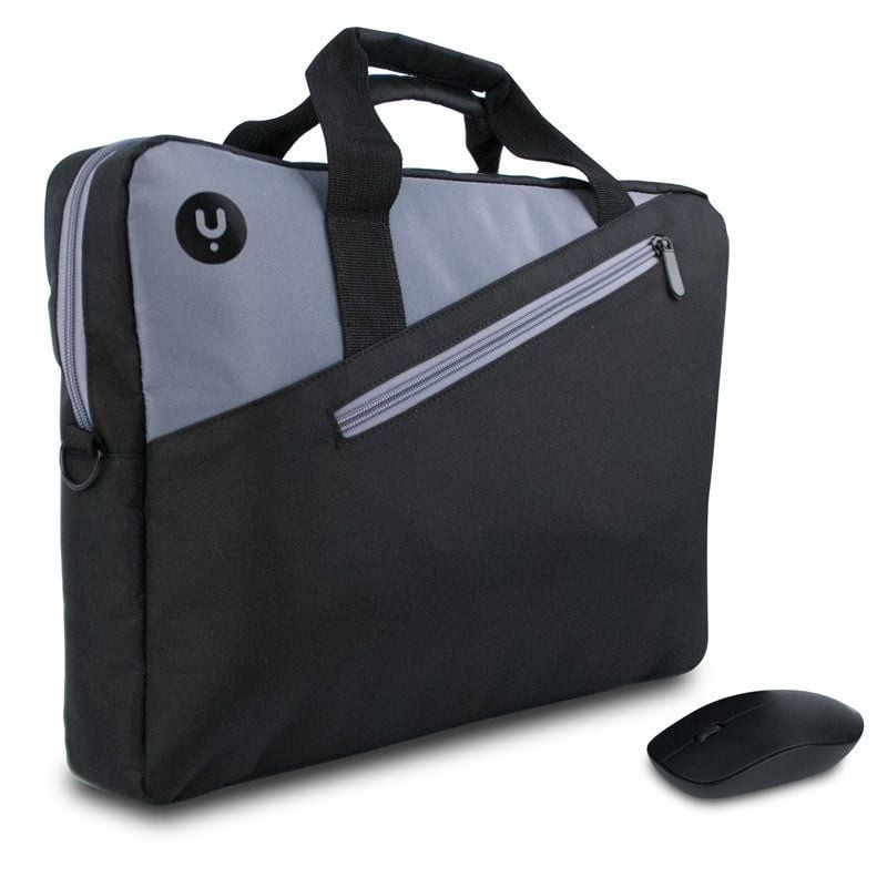 Maletín + ratón inalámbrico monray master kit para portátiles hasta 15.6'/ negro Maletín + ratón inalámbrico monray master kit para portátiles hasta 15.6'/ negro