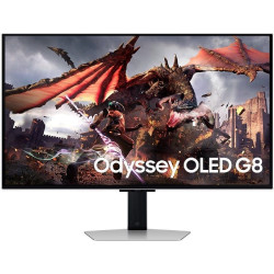 Monitor gaming samsung odyssey oled g8 s32dg802su 32'/ 4k/ 0.03ms/ 240hz/ oled/ multimedia/ regulable en altura/ gris