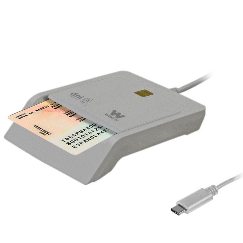 Lector de dni y tarjetas woxter pe26-198/ blanco/ usb 2.0 Lector de dni y tarjetas woxter pe26-198/ blanco/ usb 2.0