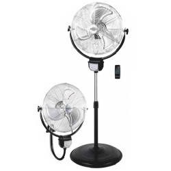 Ventilador 2 en 1 orbegozo pws 3050/ pie/ pared/ 120w/ aspas 120cm/ 3 velocidades