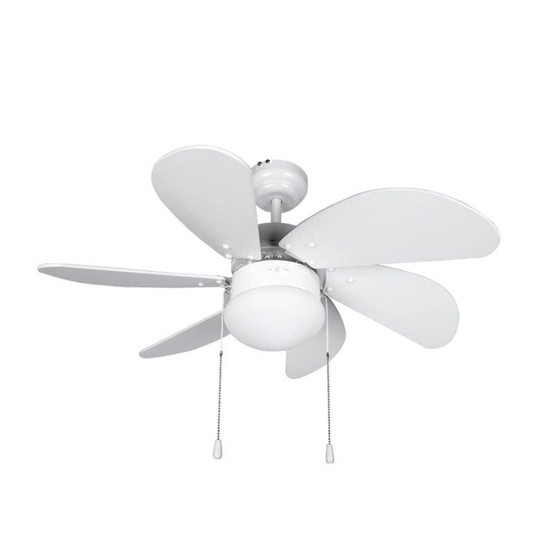 Ventilador de techo orbegozo cp 15076 b/ 50w/ 6 aspas 80cm/ 3 velocidades