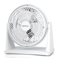 Ventilador de sobremesa y pared orbegozo box fan bf 0128/ 23w/ 3 aspas 23cm/ 2 velocidades