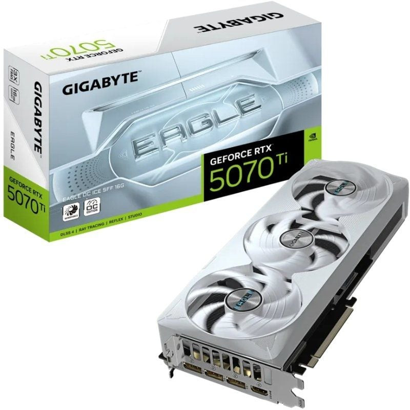 Tarjeta gráfica gigabyte geforce rtx 5070ti eagle oc ice sff 16g/ 16gb gddr7 Tarjeta gráfica gigabyte geforce rtx 5070ti eagle oc ice sff 16g/ 16gb gddr7