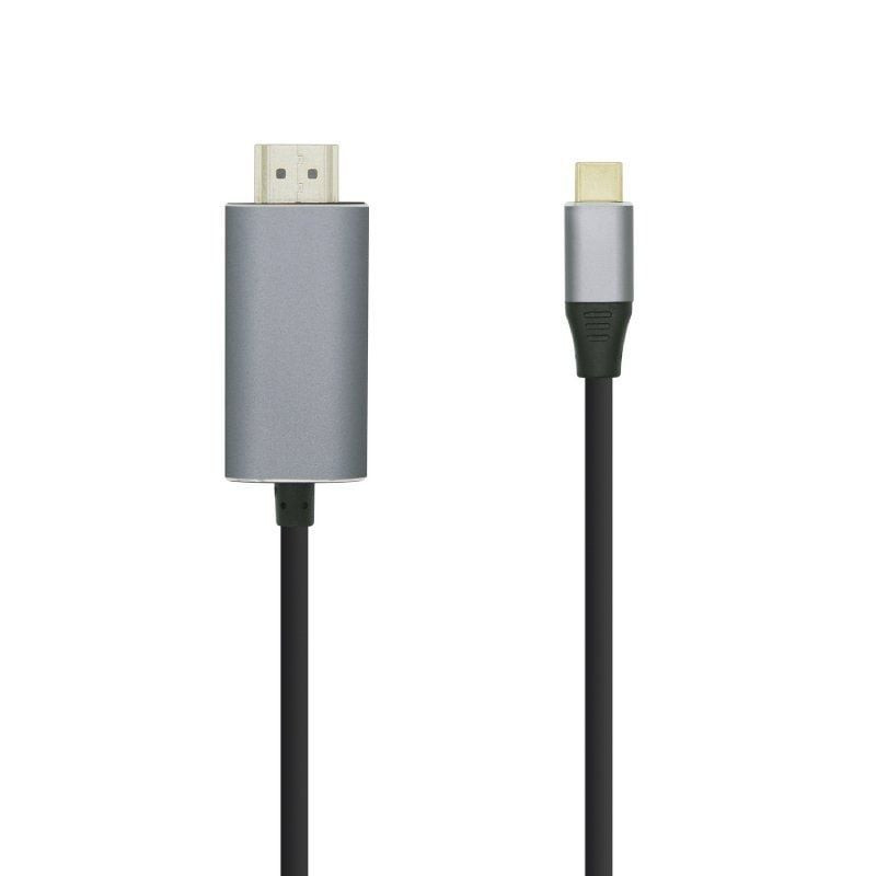 Cable conversor aisens a109-0393/ usb tipo-c macho - hdmi macho/ hasta 27w/ 1250mbps/ 1.8m/ negro Cable conversor aisens a109-0393/ usb tipo-c macho - hdmi macho/ hasta 27w/ 1250mbps/ 1.8m/ negro