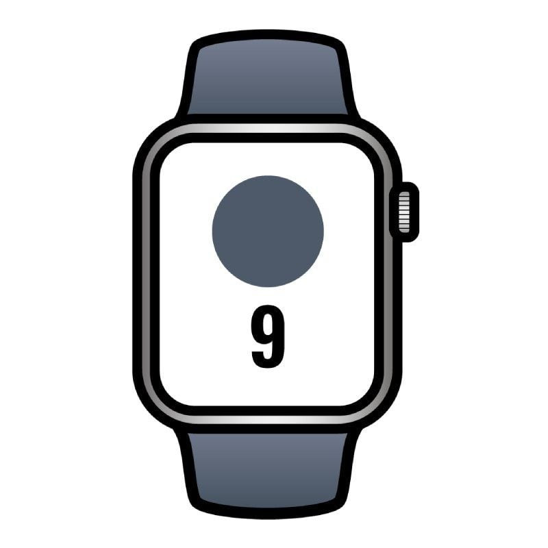 Apple watch series 9/ gps/ cellular/ 41mm/ caja de aluminio plata/ correa deportiva azul tempestad m/l Apple watch series 9/ gps/ cellular/ 41mm/ caja de aluminio plata/ correa deportiva azul tempestad m/l