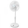 Ventilador de pie grunkel fan-14silence plus/ 28w/ 5 aspas 45cm/ 12 velocidades