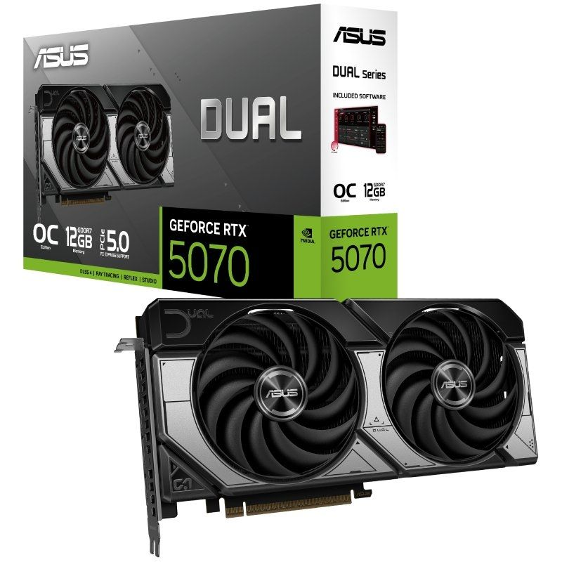 Tarjeta gráfica asus dual geforce rtx 5070 oc/ 12gb gddr7 Tarjeta gráfica asus dual geforce rtx 5070 oc/ 12gb gddr7