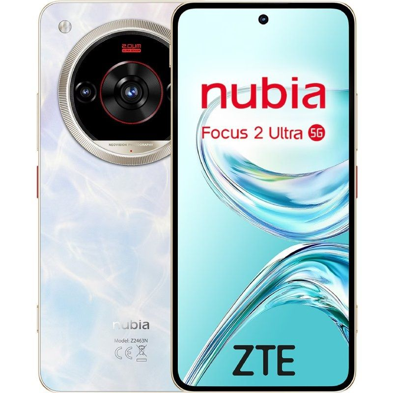 Smartphone zte nubia focus 2 ultra 8gb/ 512gb/ 6.8'/ blanco