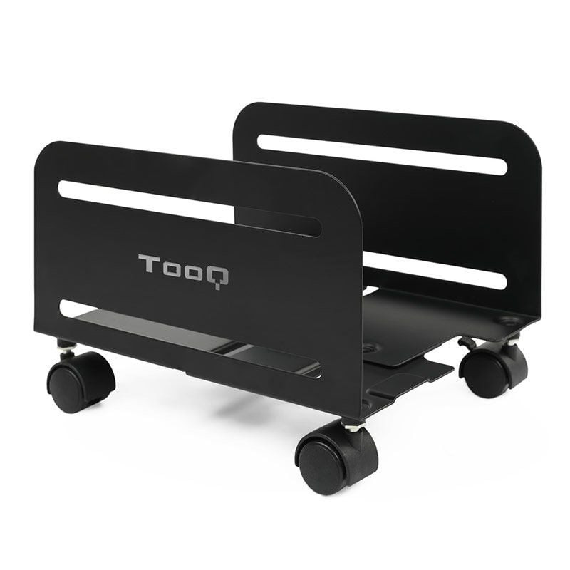 Soporte cpu con ruedas para pc tooq umcs0004-b/ hasta 10kg