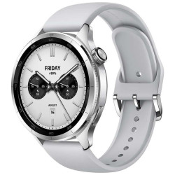 Smartwatch xiaomi watch s4/ notificaciones/ frecuencia cardíaca/ gps/ plata
