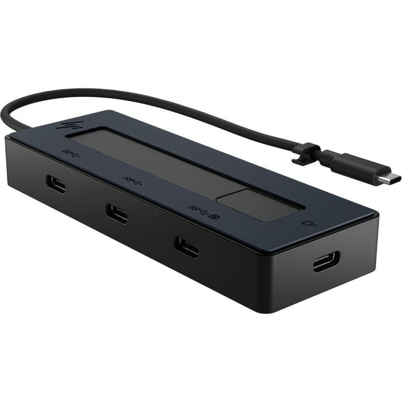 Docking usb tipo-c hp 6g843aa/ 3xusb tipo-c/ 1xusb tipo-c pd/ negro y azul Docking usb tipo-c hp 6g843aa/ 3xusb tipo-c/ 1xusb tipo-c pd/ negro y azul