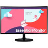 Monitor curvo samsung essential monitor s36c s27c364eau/ 27'/ full hd/ negro