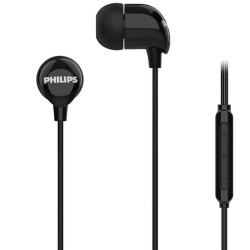 Auriculares intrauditivos philips she1405bks/27/ con micrófono/ usb tipo-c/ negros