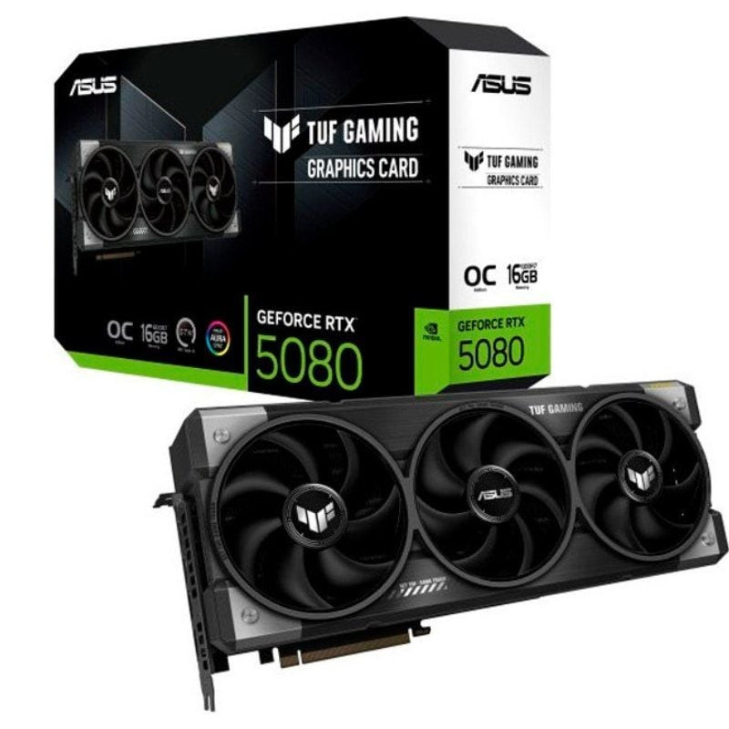 Tarjeta gráfica asus tuf gaming geforce rtx 5080 oc/ 16gb gddr7 Tarjeta gráfica asus tuf gaming geforce rtx 5080 oc/ 16gb gddr7
