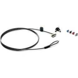 Cable de seguridad para portátiles hp 6uw42aa/ 1.83m