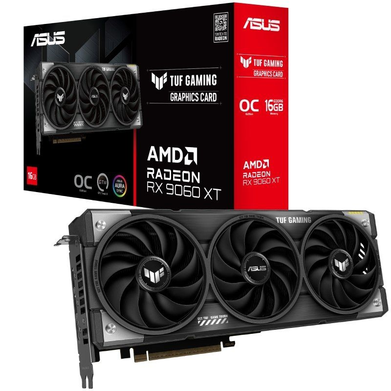 Tarjeta gráfica asus tuf gaming radeon rx 9060 xt oc/ 16gb gddr6 Tarjeta gráfica asus tuf gaming radeon rx 9060 xt oc/ 16gb gddr6