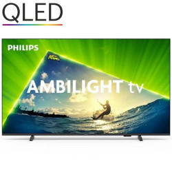 Televisor philips qled 55pus8209 55'/ ultra hd 4k/ ambilight/ smart tv/ wifi