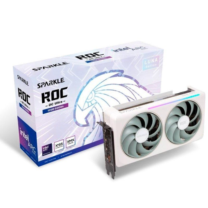 Tarjeta gráfica sparkle intel arc b580 roc luna oc ultra/ 12gb gddr6 Tarjeta gráfica sparkle intel arc b580 roc luna oc ultra/ 12gb gddr6