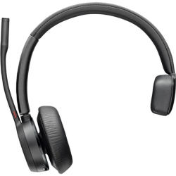 Auricular inalámbrico poly voyager 4310 + adaptador bt700/ con micrófono/ bluetooth/ negro