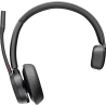 Auricular inalámbrico poly voyager 4310 + adaptador bt700/ con micrófono/ bluetooth/ negro
