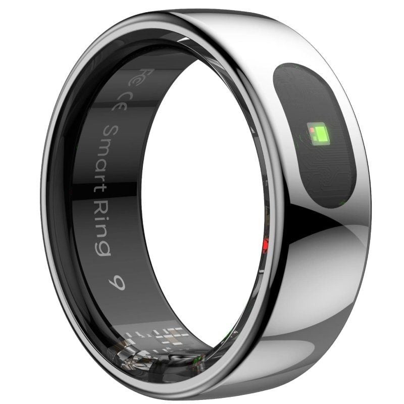 Anillo inteligente leotec kör ha talla 8/ ø18.3mm/ notificaciones/ frecuencia cardíaca/ plata Anillo inteligente leotec kör ha talla 8/ ø18.3mm/ notificaciones/ frecuencia cardíaca/ plata