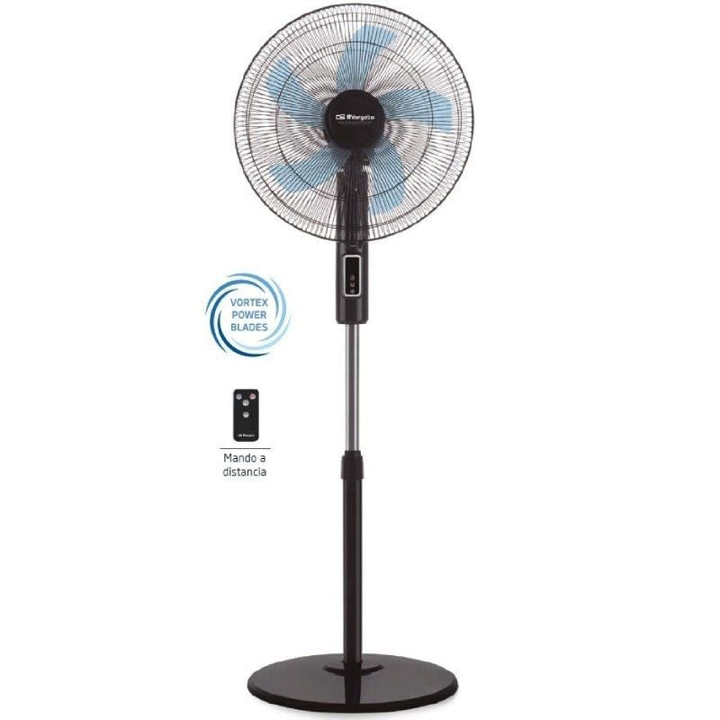 Ventilador de pie orbegozo sf 1240 / 45w/ 5 aspas 40cm/ 3 velocidades