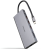 Docking tipo-c nanocable 10.16.4612/ 3xusb/ 1xusb tipo-c/ 2xhdmi 4k/ 1xdisplayport/ 1xrj45/ 1xlector tarjetas/ 1xjack 3.5/ 