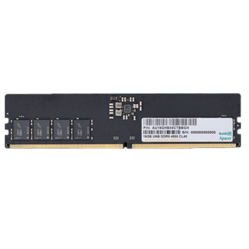 Memoria ram apacer fl.16g2c.pkh 16gb/ ddr5/ 5600mhz/ 1.1v/ cl46/ dimm