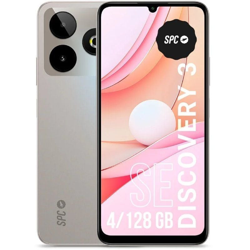 Smartphone spc discovery 3 se 4gb/ 128gb/ 6.8'/ gris claro