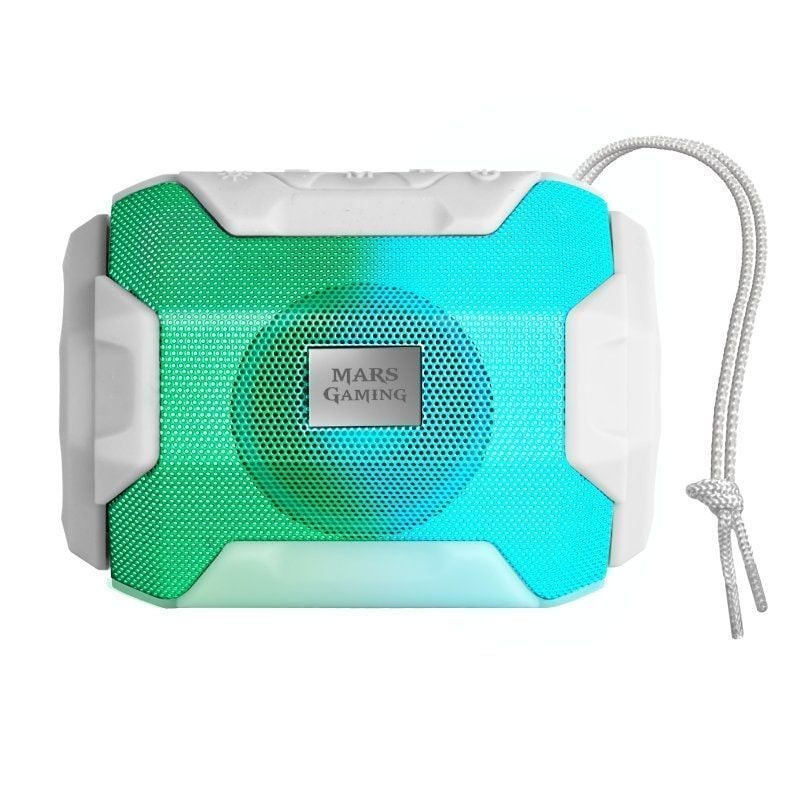 Altavoz con bluetooth mars gaming msbaxw/ 10w/ 1.0/ blanco