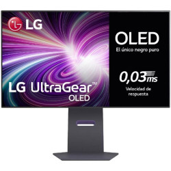 Monitor gaming lg ultragear 32gs95uv-b 31.5'/ 4k/ 0.03ms/ 240hz/ oled/ multimedia/ regulable en altura/ negro