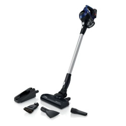 Aspirador escoba con batería bosch serie 6 unlimited azul/ 18v/ autonomía 30 min