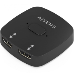 Switch conmutador 4k hdmi 2.0 bidireccional aisens a123-0948 hdmi hembra - 3x hdmi hembra