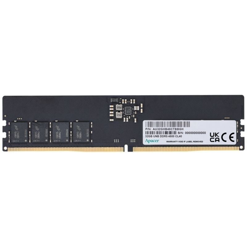 Memoria ram apacer fl.32g2c.pkh 32gb/ ddr5/ 5600mhz/ 1.1v/ cl40/ dimm Memoria ram apacer fl.32g2c.pkh 32gb/ ddr5/ 5600mhz/ 1.1v/ cl40/ dimm