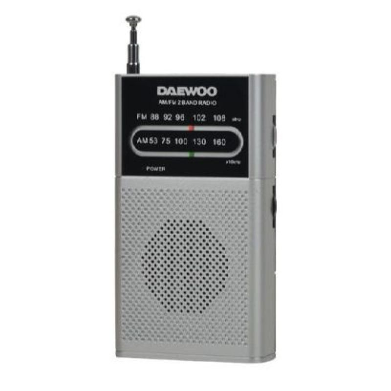 Radio portátil daewoo dw1027/ plata Radio portátil daewoo dw1027/ plata