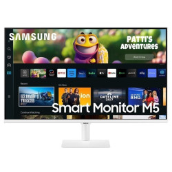 Smart monitor samsung m5 s27cm501eu 27'/ full hd/ smart tv/ multimedia/ blanco