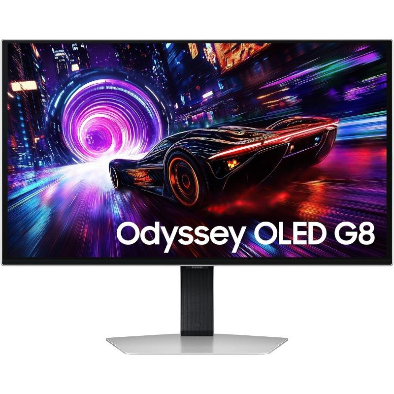 Monitor gaming samsung odyssey oled g8 g81sf s27fg812su 27'/ 4k/ 0.03ms/ 240hz/ oled/ regulable en altura/ plata Monitor gaming samsung odyssey oled g8 g81sf s27fg812su 27'/ 4k/ 0.03ms/ 240hz/ oled/ regulable en altura/ plata