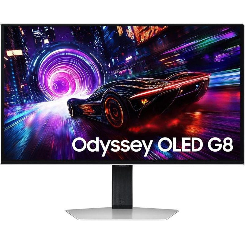 Monitor gaming samsung odyssey oled g8 g81sf s32fg810su 32'/ 4k/ 0.03ms/ 240hz/ oled/ regulable en altura/ plata Monitor gaming samsung odyssey oled g8 g81sf s32fg810su 32'/ 4k/ 0.03ms/ 240hz/ oled/ regulable en altura/ plata