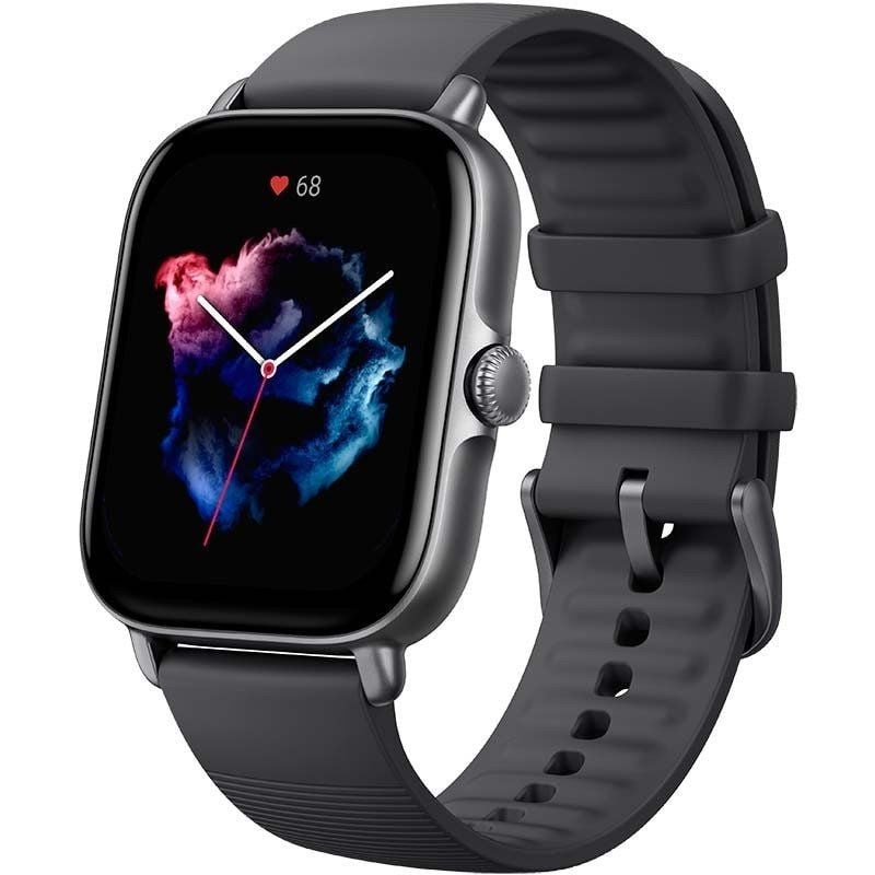 Smartwatch huami amazfit gts 3/ notificaciones/ frecuencia cardíaca/ gps/ negro Smartwatch huami amazfit gts 3/ notificaciones/ frecuencia cardíaca/ gps/ negro